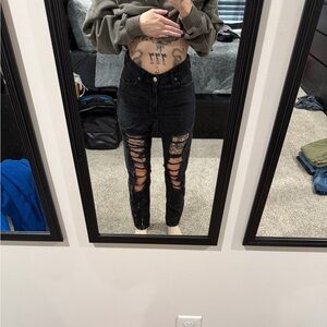 American Eagle Strigid Mom Jean